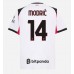 AC Milan Luka Modric #14 Bortedrakt 2025-26 Korte ermer